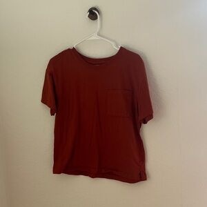 Time and Tru Brick Red Tee
